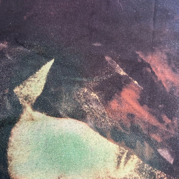 Men’s 2X Bleached‎ Dyed  T Shirt Abstract Colorful Grunge Skater Graffiti Artsy - Picture 10 of 15